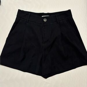 Vince High Waist Black Women's Shorts